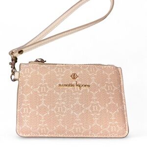Nanette Lepore Pink Wristlet Clutch